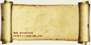 Jana Stanić vizit kartica